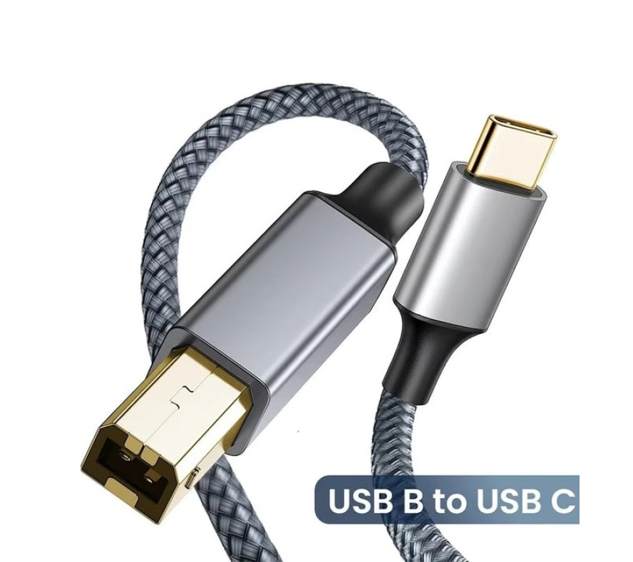 Кабель для принтера BXY USB Type-C 3.0 – USB-B 1.5м