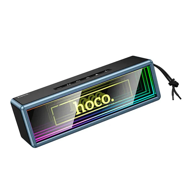 Портативна бездротова Bluetooth колонка HOCO HC40 Luz Sports 20W (10W×2) RGB Чорний